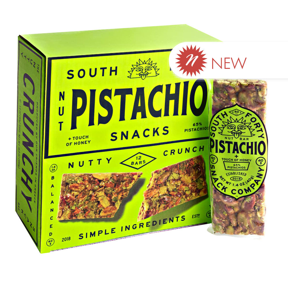 South Forty Snack Company Nut Bar, Pistachio + Touch Of Honey 1.4 Oz