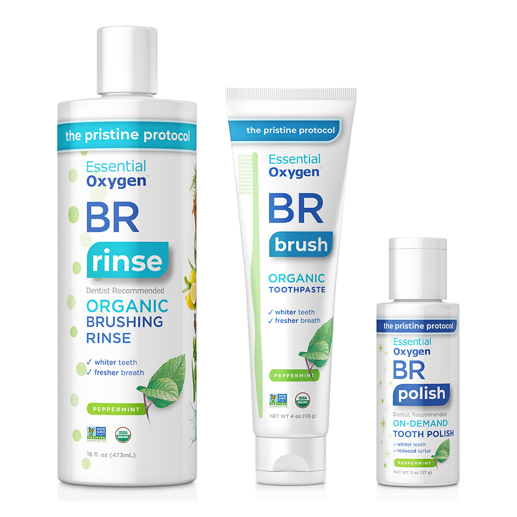 Essential Oxygen BR Organic Toothpaste Peppermint 4 Oz