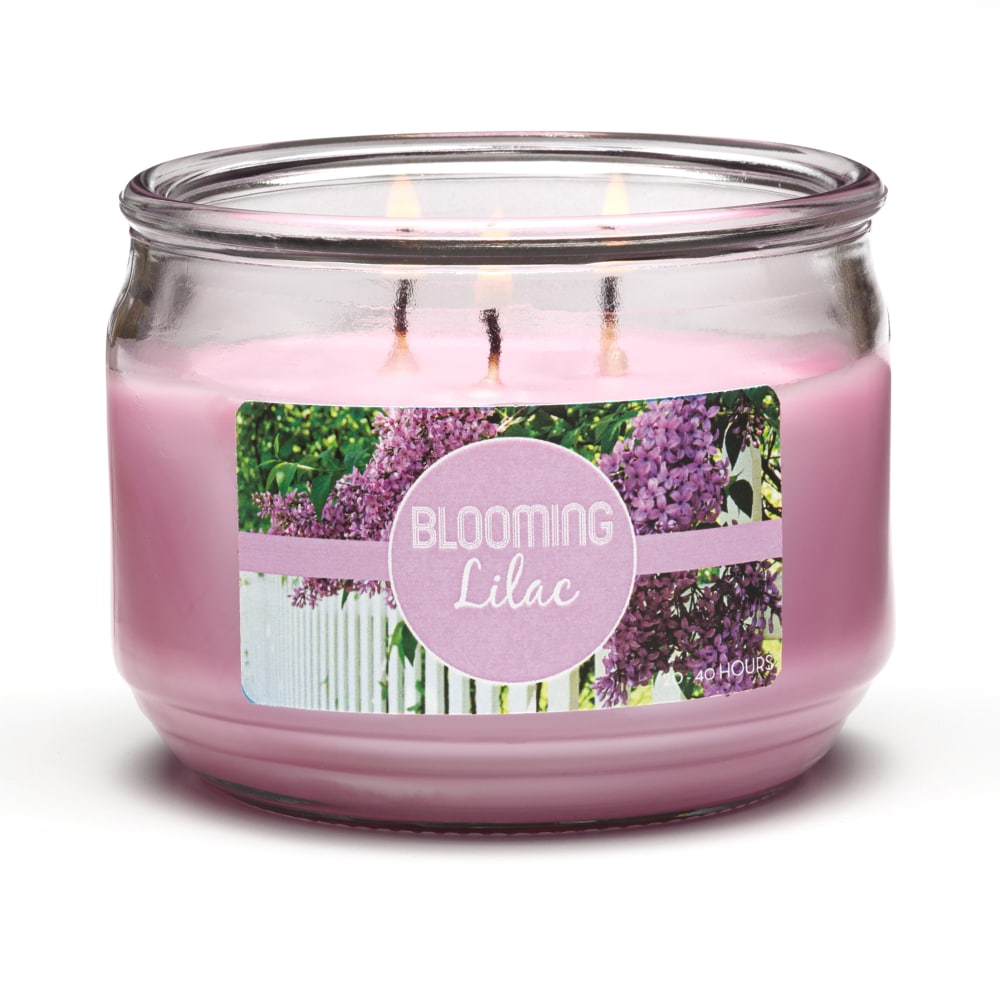 Candle-lite Pha-bloomng Lilac 3 Wick Jar C