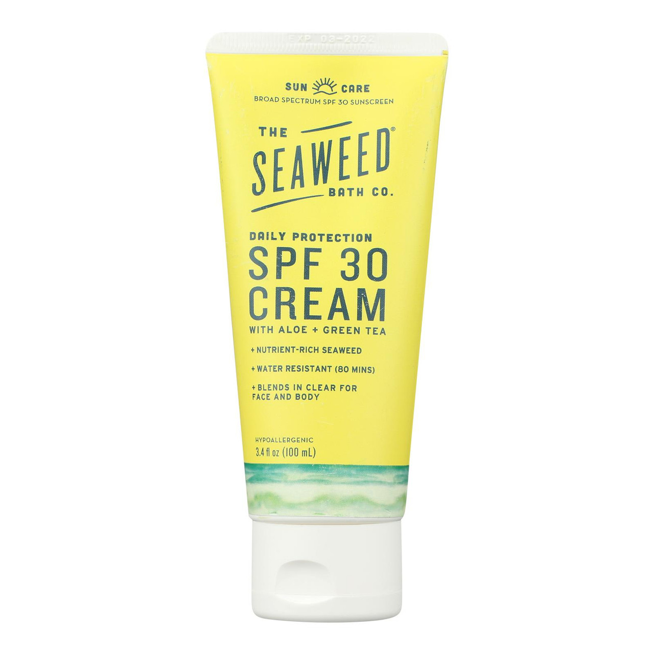 The Seaweed Bath Co Daily Protection Cream SPF 30 3.4 Ounce