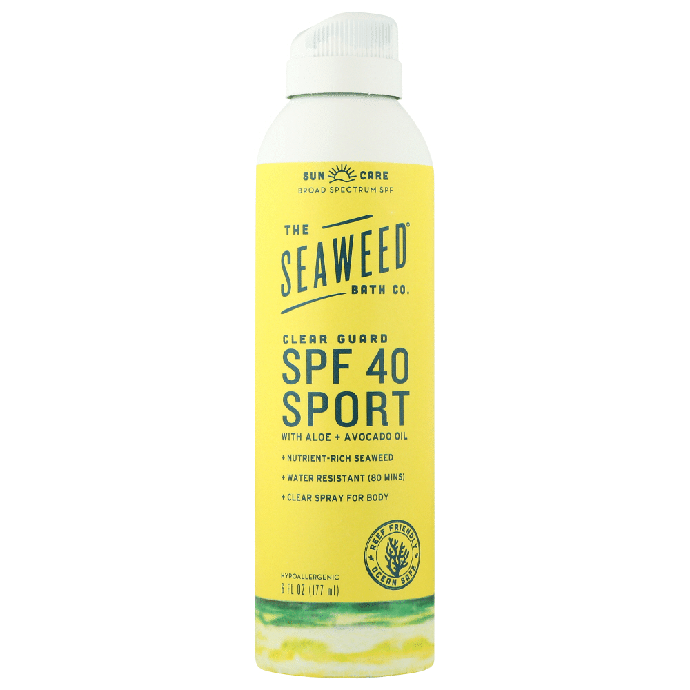 Sea Weed Bath Company The Seaweed Co. Clear Guard SPF 40 Sport 6 Oz Spray