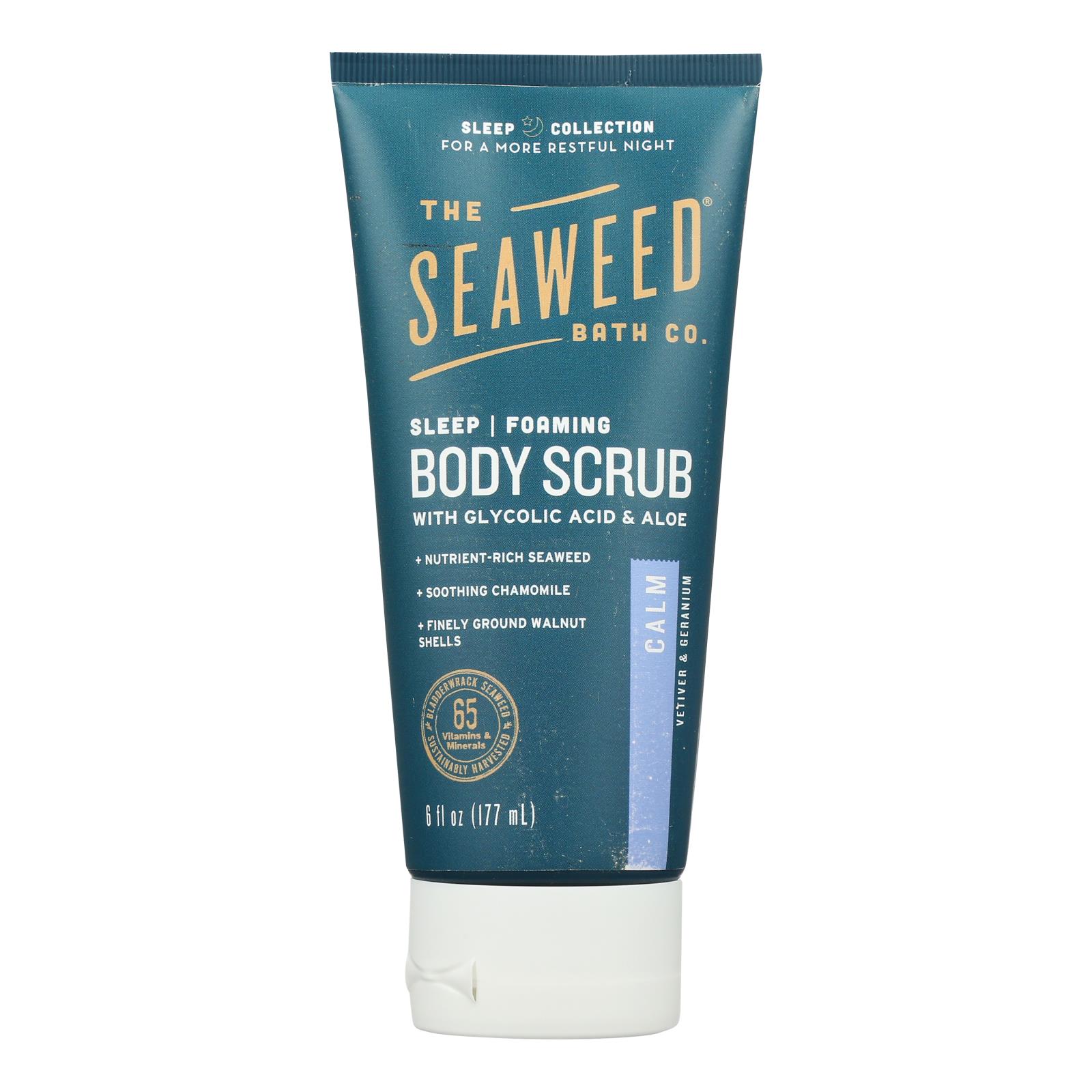 The Seaweed Bath Co Sleep Foaming Body Scrub, Calm, 6 Oz
