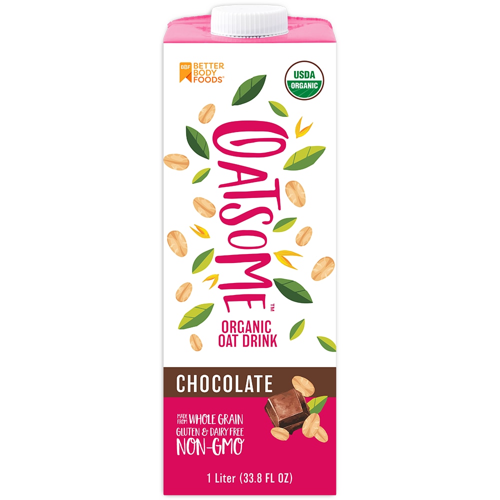 BetterBody Foods Oatsome Organic Chocolate Oat Drink