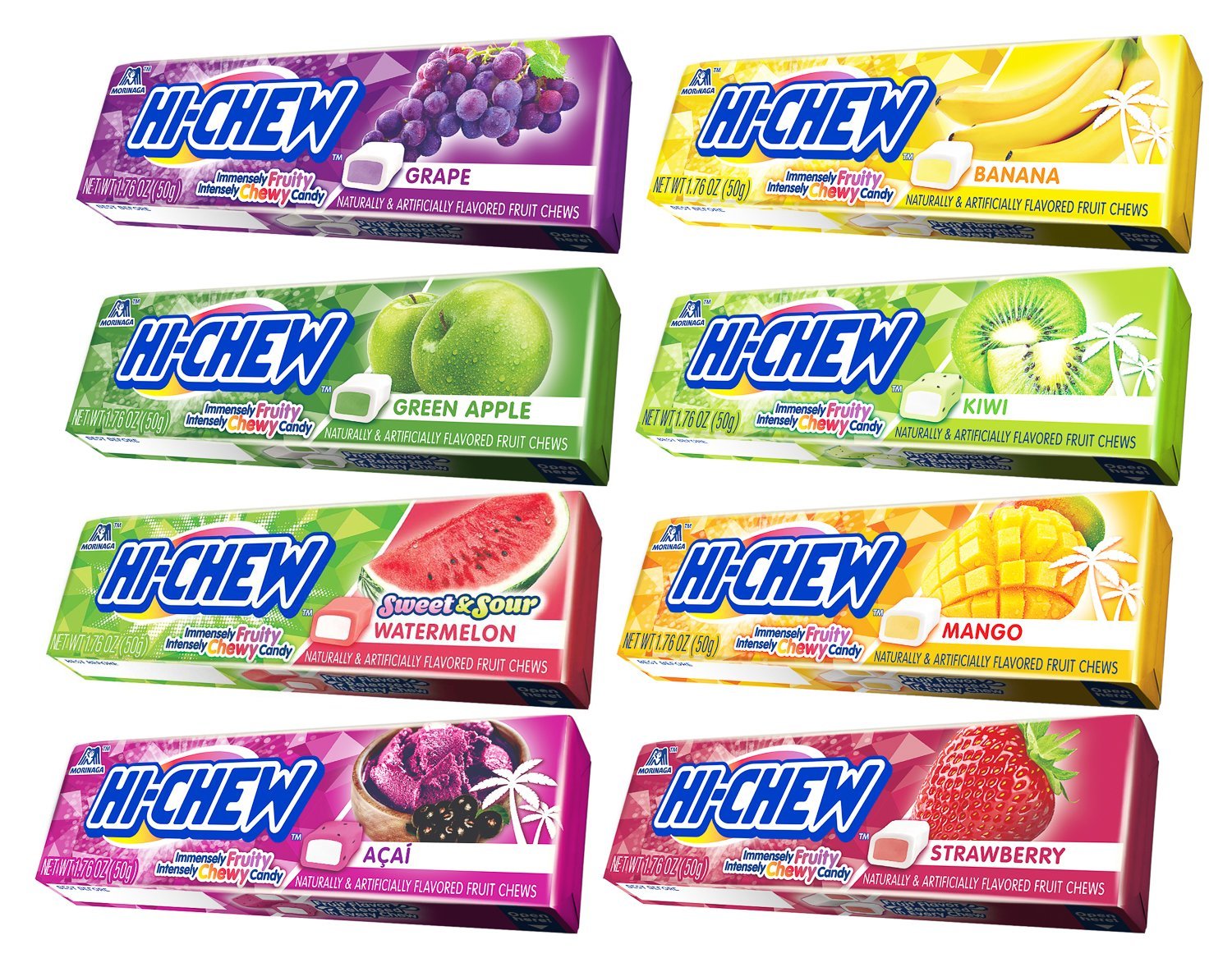 Hi-Chew Fruit Chews Acai Chewy Candy 50g