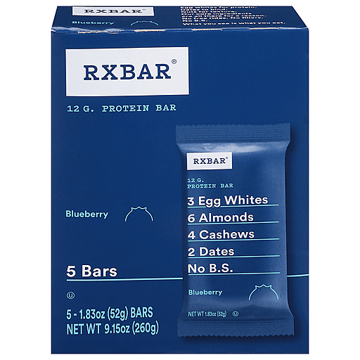 Rxbar Blueberry Protein Bars, 9.15 Oz