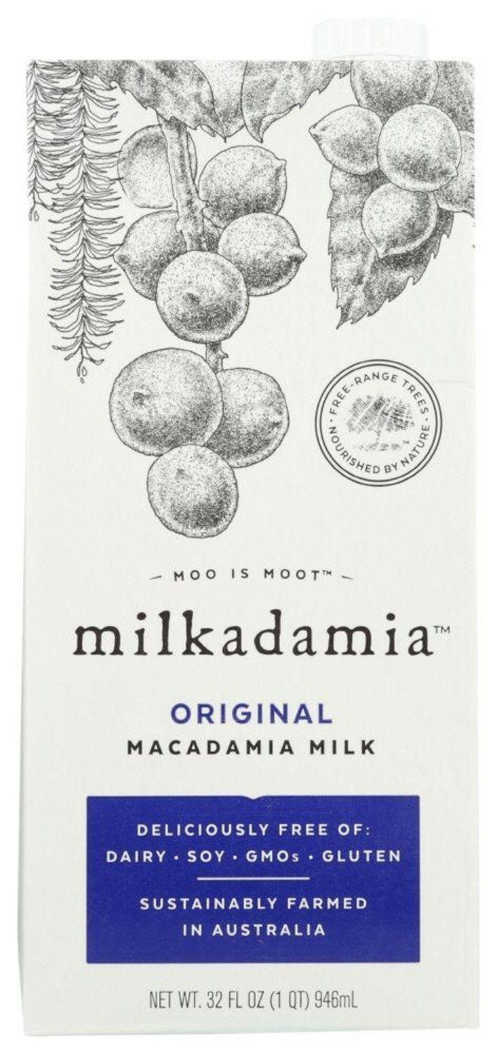 Milkadamia Macadamia Milk, Original, Creamy 32 Fl Oz