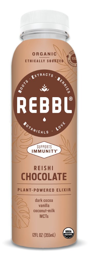 Rebbl Organic Reishi Chocolate Immunity Elixir - 12 Fl Oz