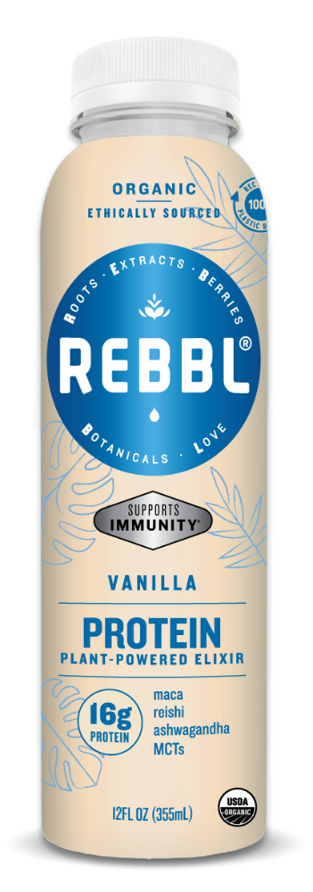 Rebbl Organic Vanilla Spice Protein Elixir, 12 Fl Oz