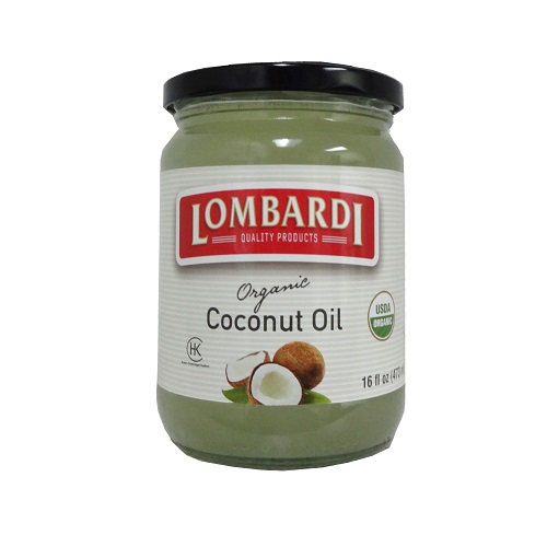 Lombardi Organic Coconut Oil 16oz-whole