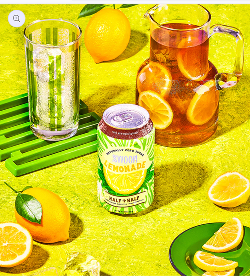 Swoon Iced Tea - Lemonade, Half & Half, Zero Sugar, - 12 Fl Oz