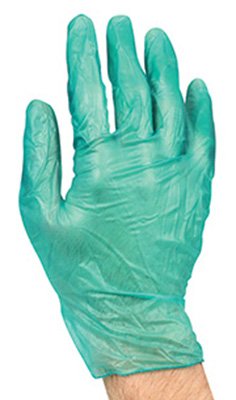 ABC Gloves 9-1/2" Powdered Vinyl - Large