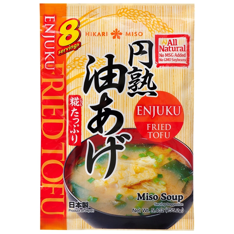 Hikari Miso Enjuku Instant Soup - Fried Tofu 8 Servings 155.2g