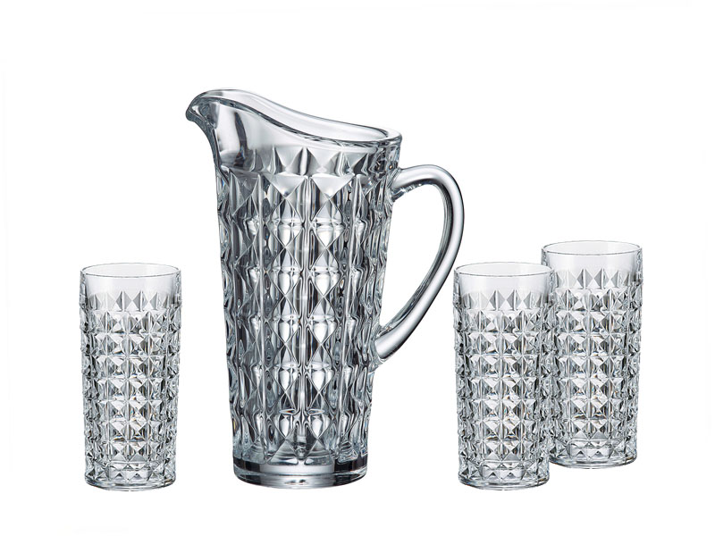 Crystalite Bohemia "Diamond" Water Set 1+6