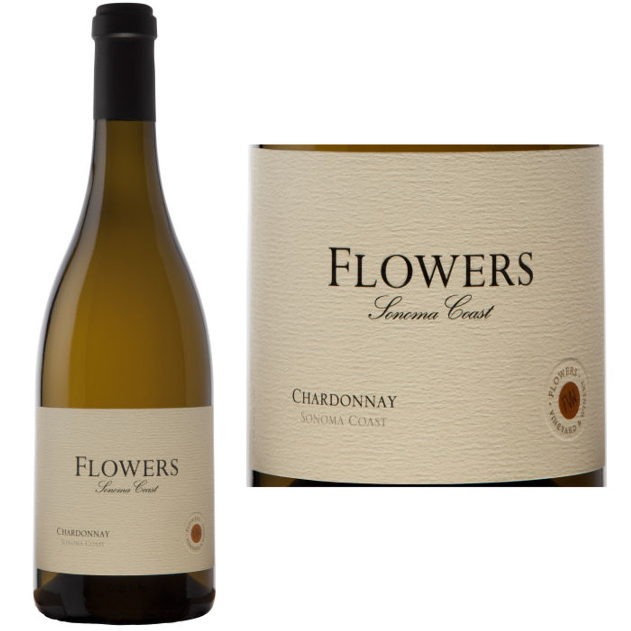 Flowers Chardonnay Sonoma Coast Wine Bottle