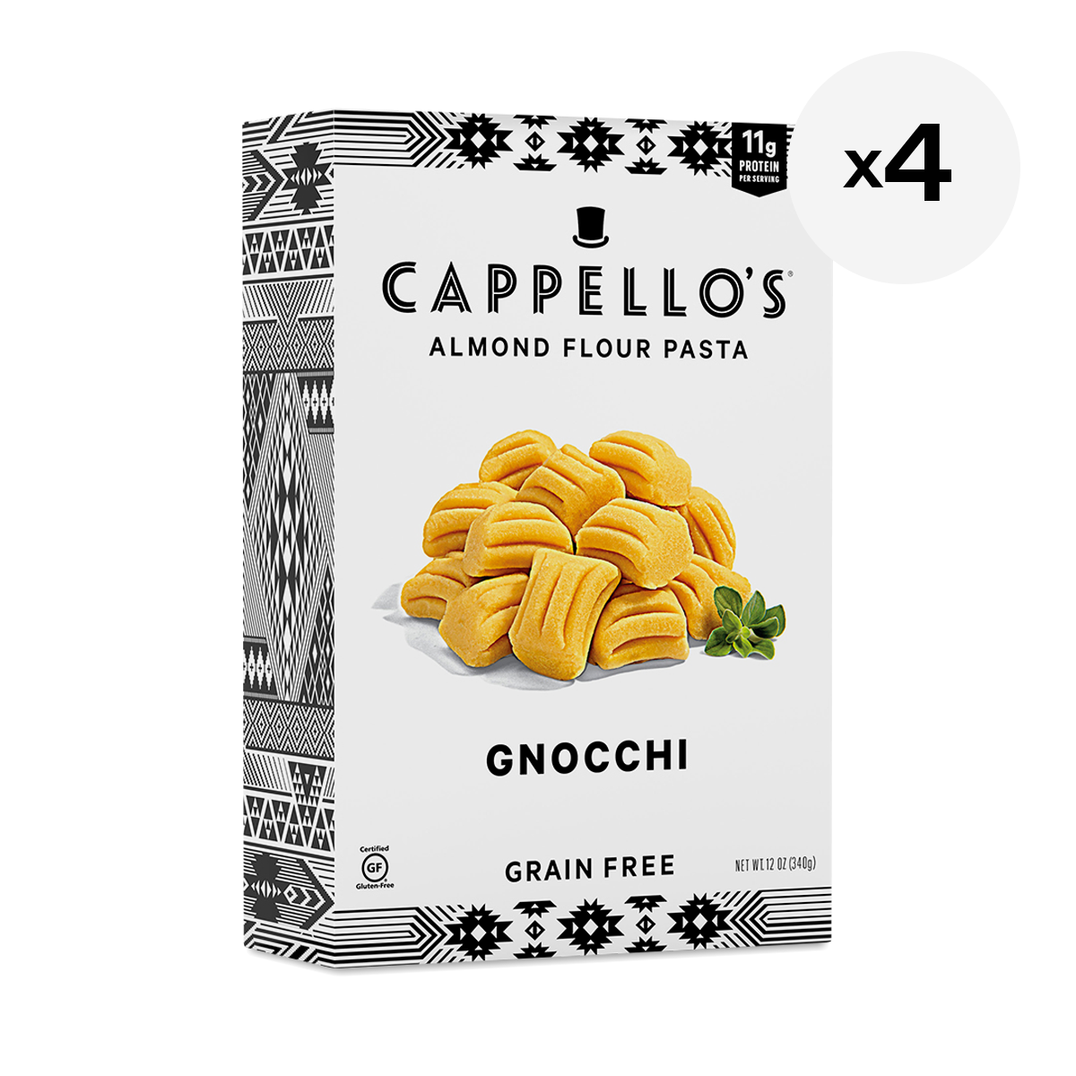 Cappello's Grain Free Gnocchi Almond Flour Pasta