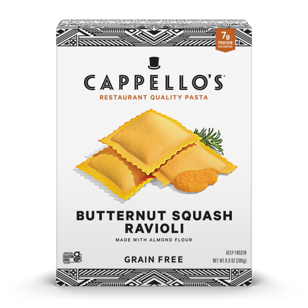 Cappello's Gluten Free Frozen Butternut Squash Ravioli - 9.9oz