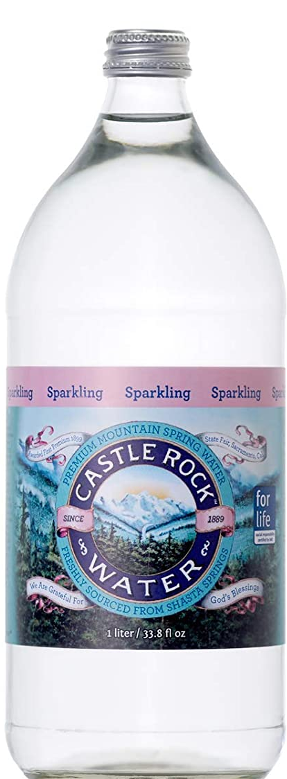Castle Rock Water Sparkling 12/33.8 OZ [UNFI #59891] T