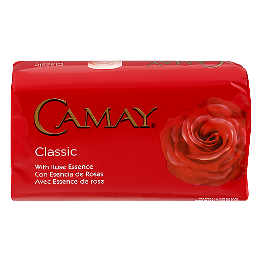 Camay Classic With Rose Essence Bar Soap 141 Gr