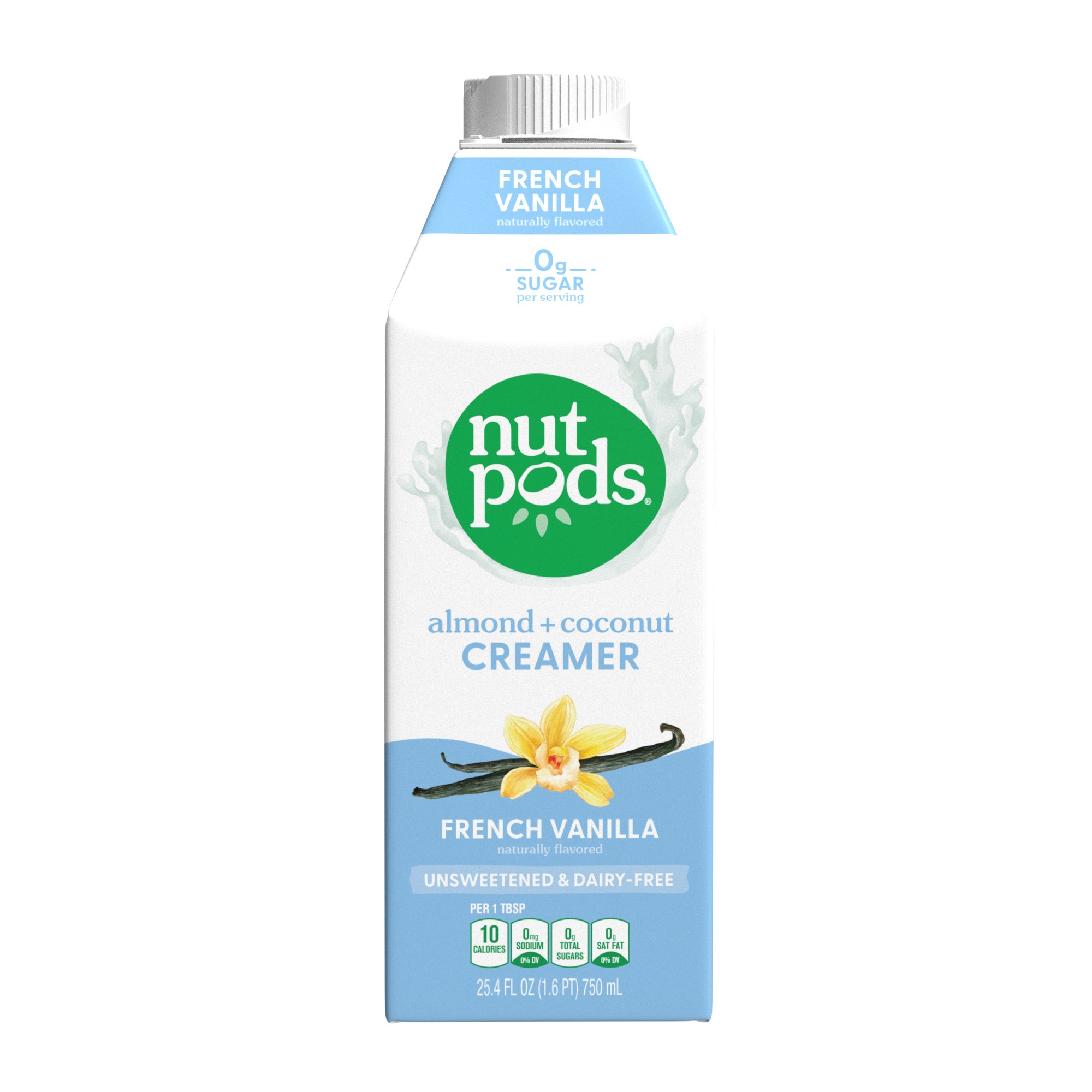Nutpods French Vanilla Almond + Coconut Creamer, 25.4 Fl Oz