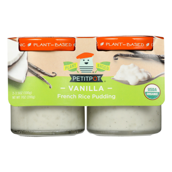 Petit Pot Organic & Plant Based French Vanilla Rice Pudding