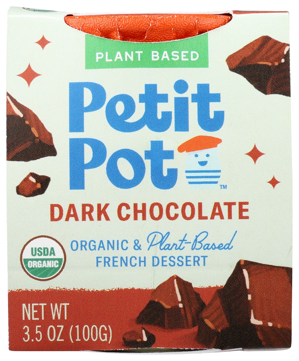 Petit Pot Pudding Dark Chocolate Vegan, 3.5 Oz