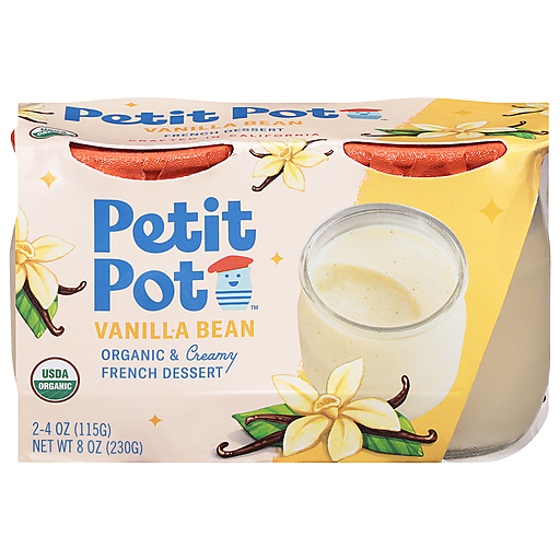 Petit Pot Vanilla Bean Organic French Dessert - 7oz/2ct