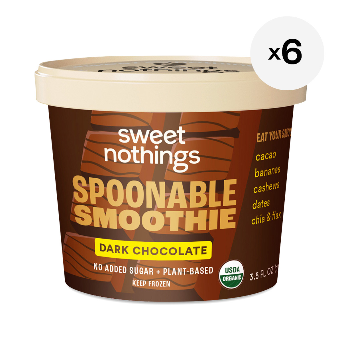 Sweet Nothings Spoonable Smoothie, Dark Chocolate