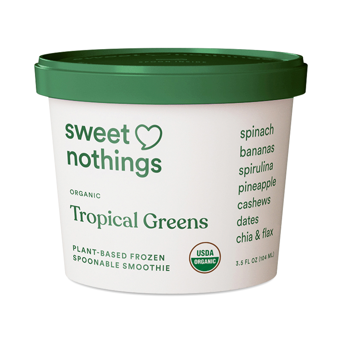 Sweet Nothings Spoonable Smoothie, Tropical Greens