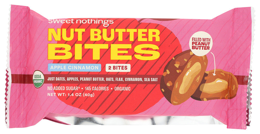 Sweet Nothings Apple Cinnamon Peanut Butter Bar, 1.4 Oz