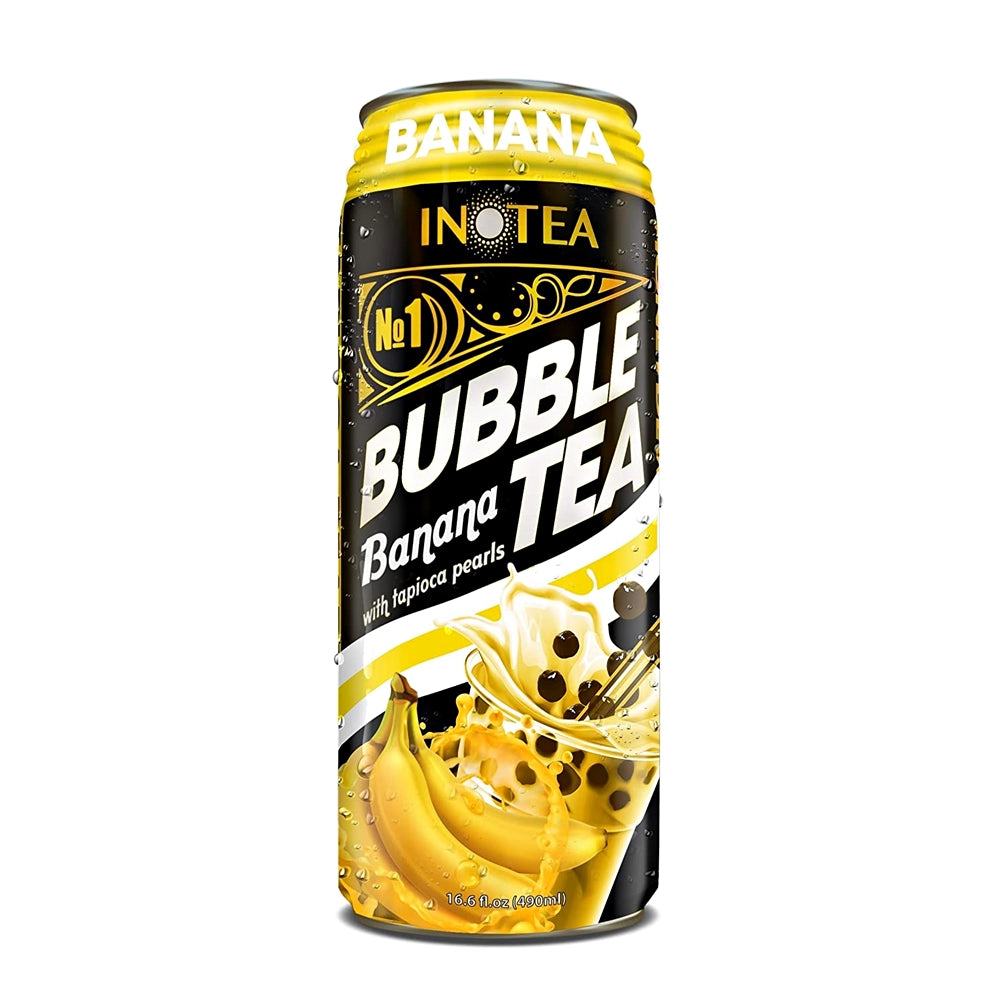 Golden Eagle Trading Llc Inotea Bubble Tea Banana 16.6fl.oz, 버블티 바나나 490ml
