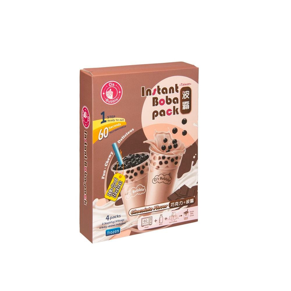 O's Bubble Chocolate Flavor Instant Boba Pack