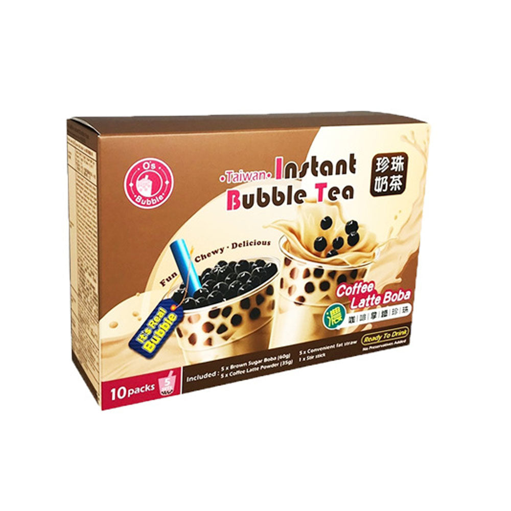 JFC Mega Fresh] O's Bubble Instant Boba Pack Coffee 65g X 4