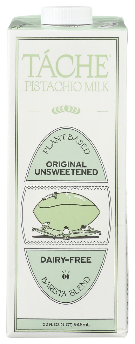Táche Tache: Milk Pistachio Original Unsweetened, 32 Fo