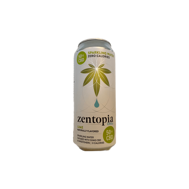 Zentopia Seltzer Lime 16oz