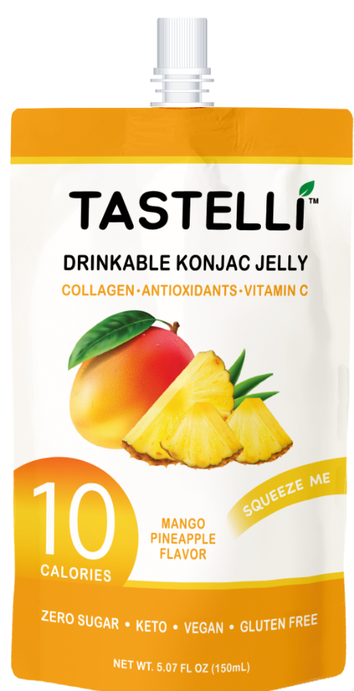 Tastelli Drinkable Mango Pineapple Flavor Konjac Jelly