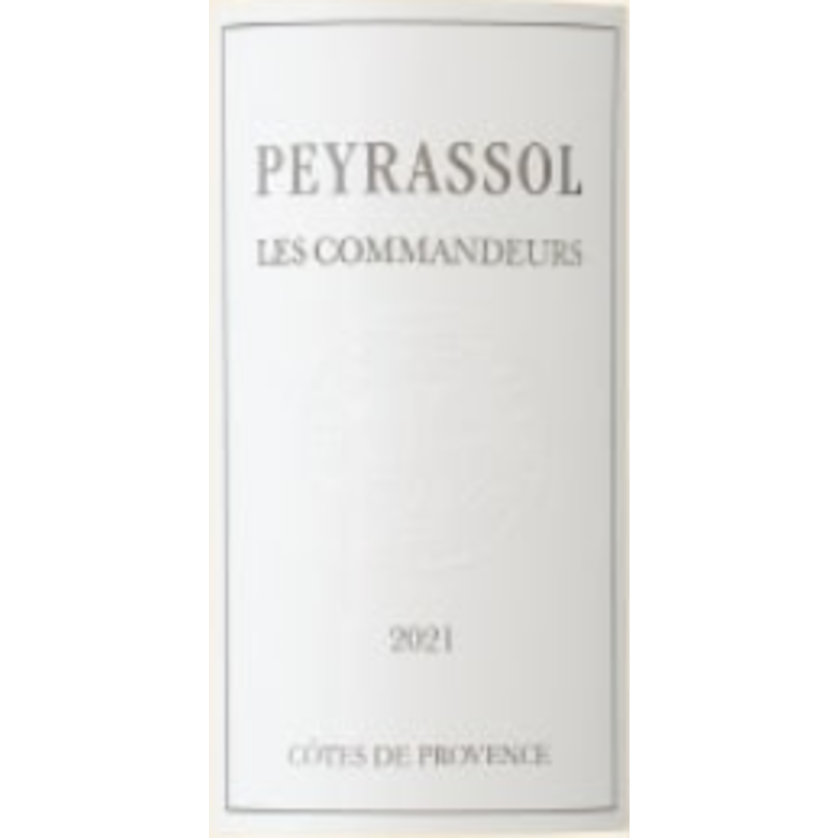 Peyrassol Cotes De Provence Cuvee Des Commandeurs Rose 750ml