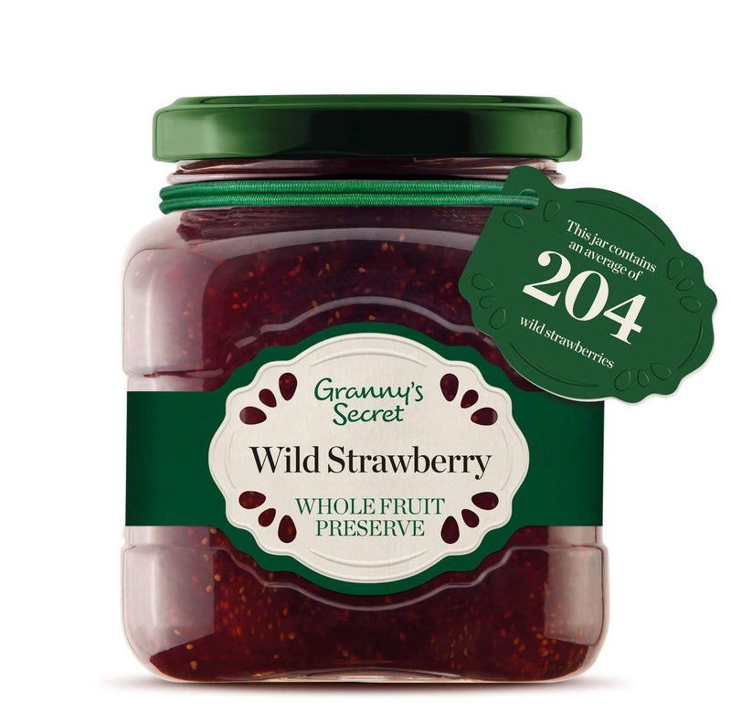 Granny's Secret Wild Strawberry Whole Fruit Preserves 375g