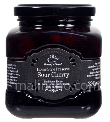Gs Whole Fruit Preserve Sour Cherry 375G/13Oz