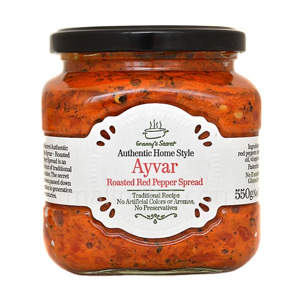 Granny's Secret Ajvar Roasted Pepper Mild 550g