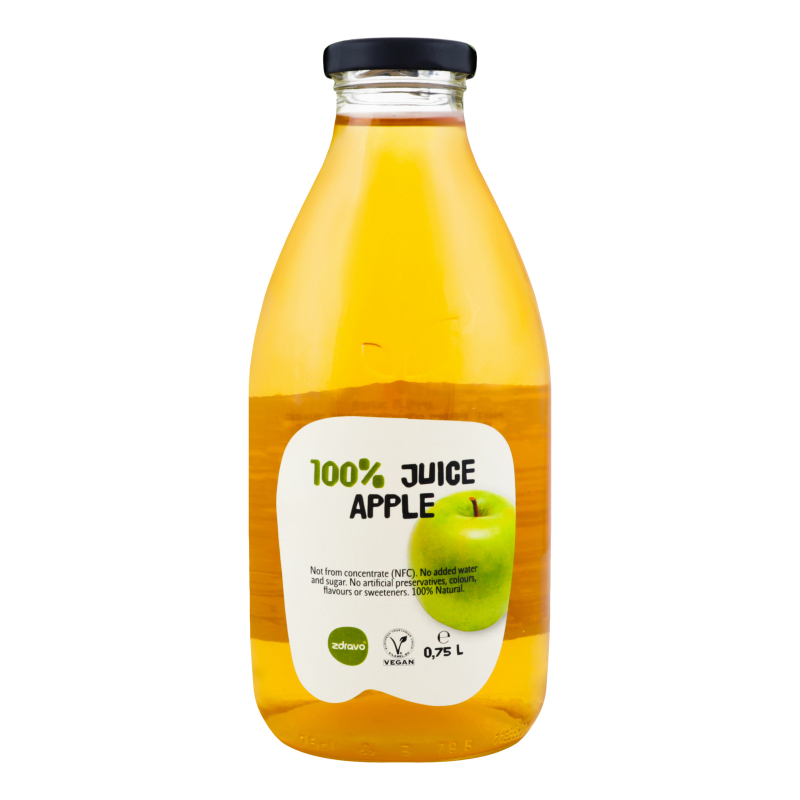 Здраво Zdravo Apple Juice 0.75l