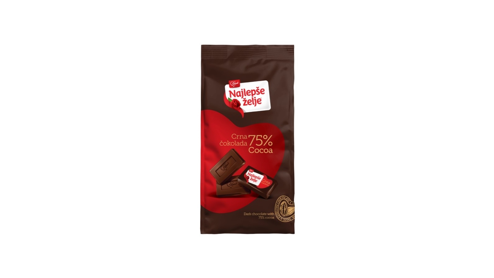 Stark Najlepše Želje Mini Čokoladica, Crna, 150g