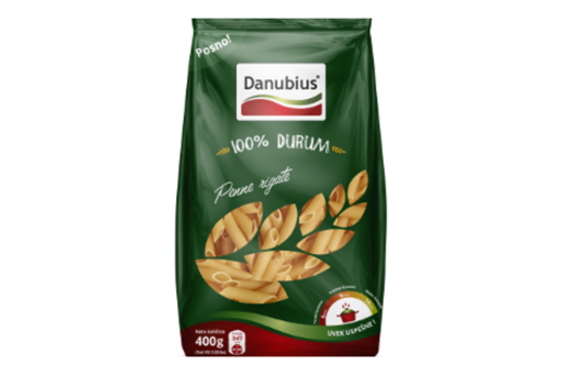 Danubius Makaroni Durum Penne Rigate 400g
