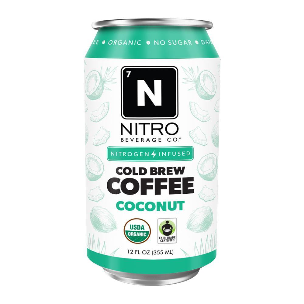 NITRO Beverage Co. Coconut Cold Brew Coffee 12 Fl Oz