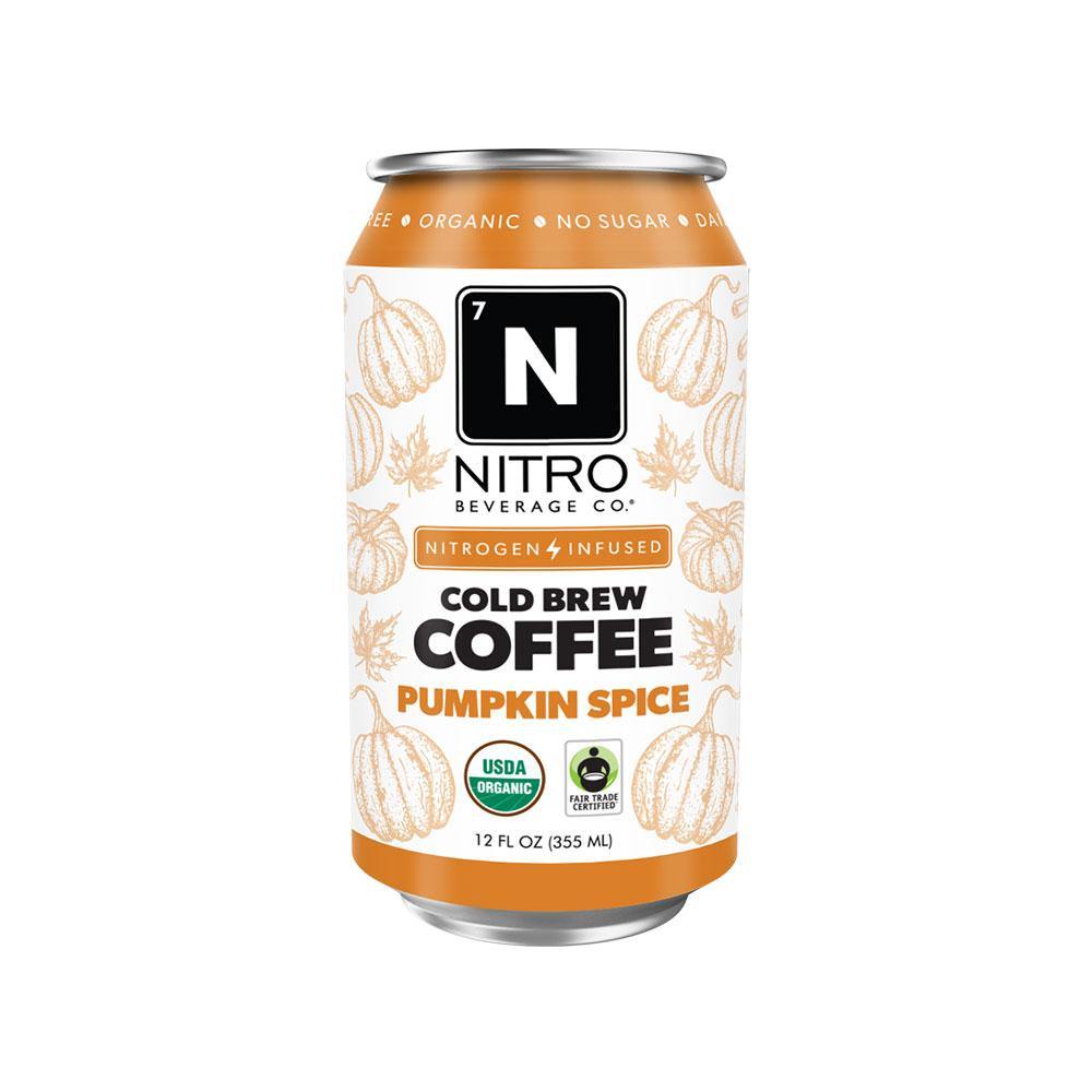 Nitro Pumpkin Spice Cold Brew Coffee 12 Fl Oz