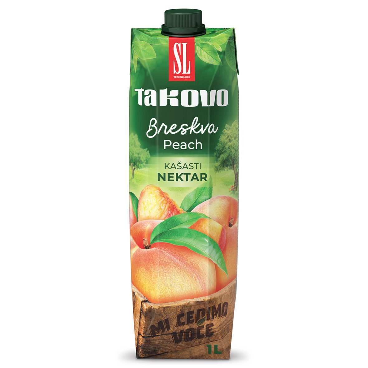 Brend Swisslion Takovo Sok Breskva Kaš. 50% 1l