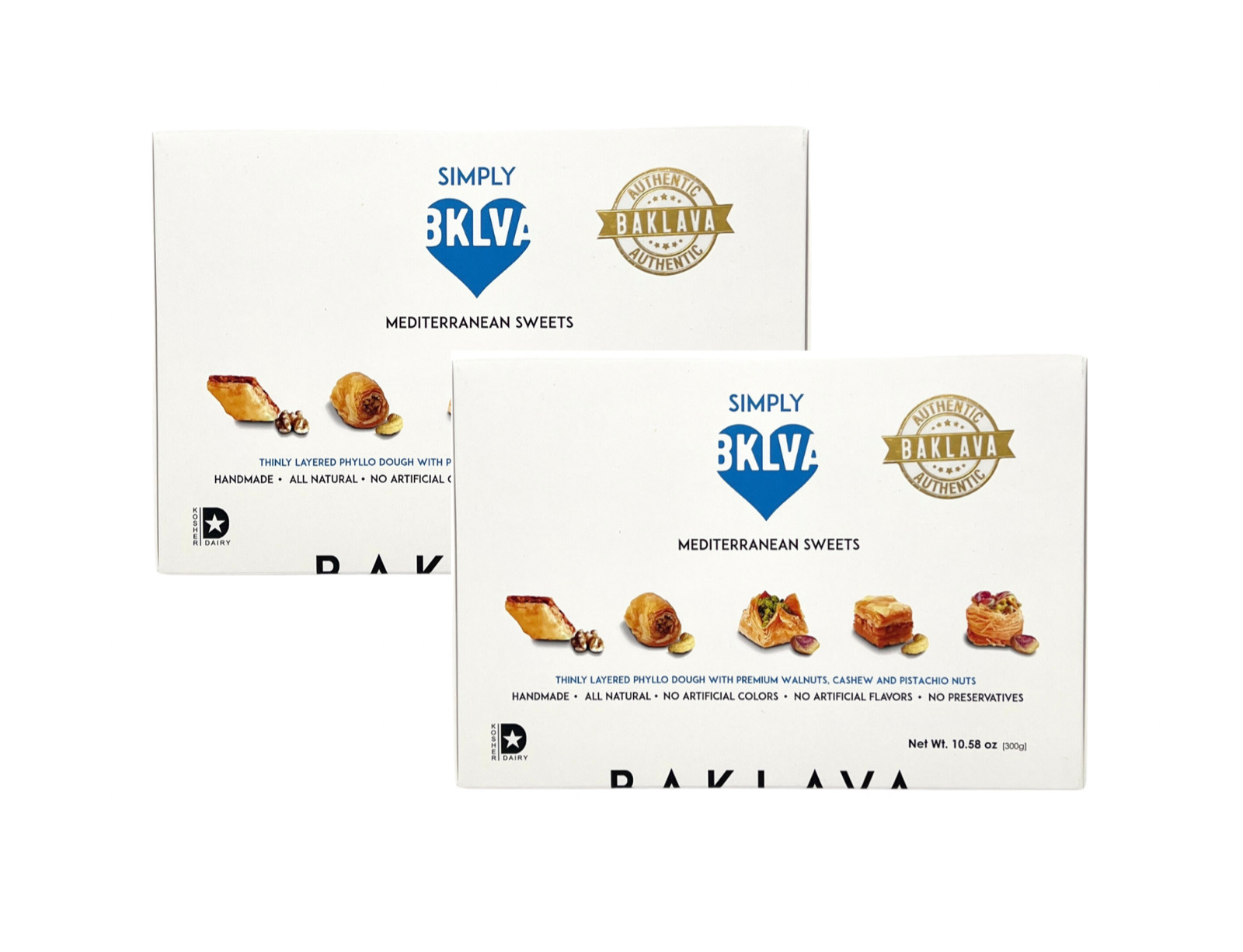 Simply Baklava Mediterranean Sweets (30 Pieces /.66bs / 300g)