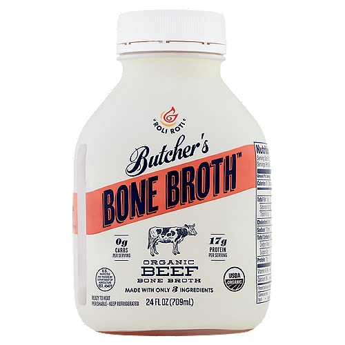 Roli Roti Organic Beef Bone Broth, 24 Fl Oz