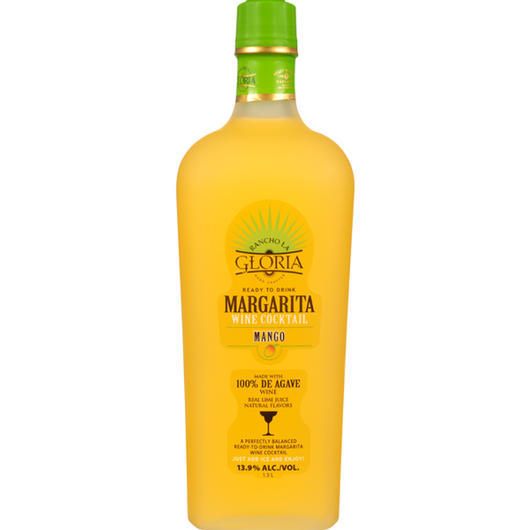 Rancho La Gloria Mango Margarita Wine Cocktail - 1.5L Bottle