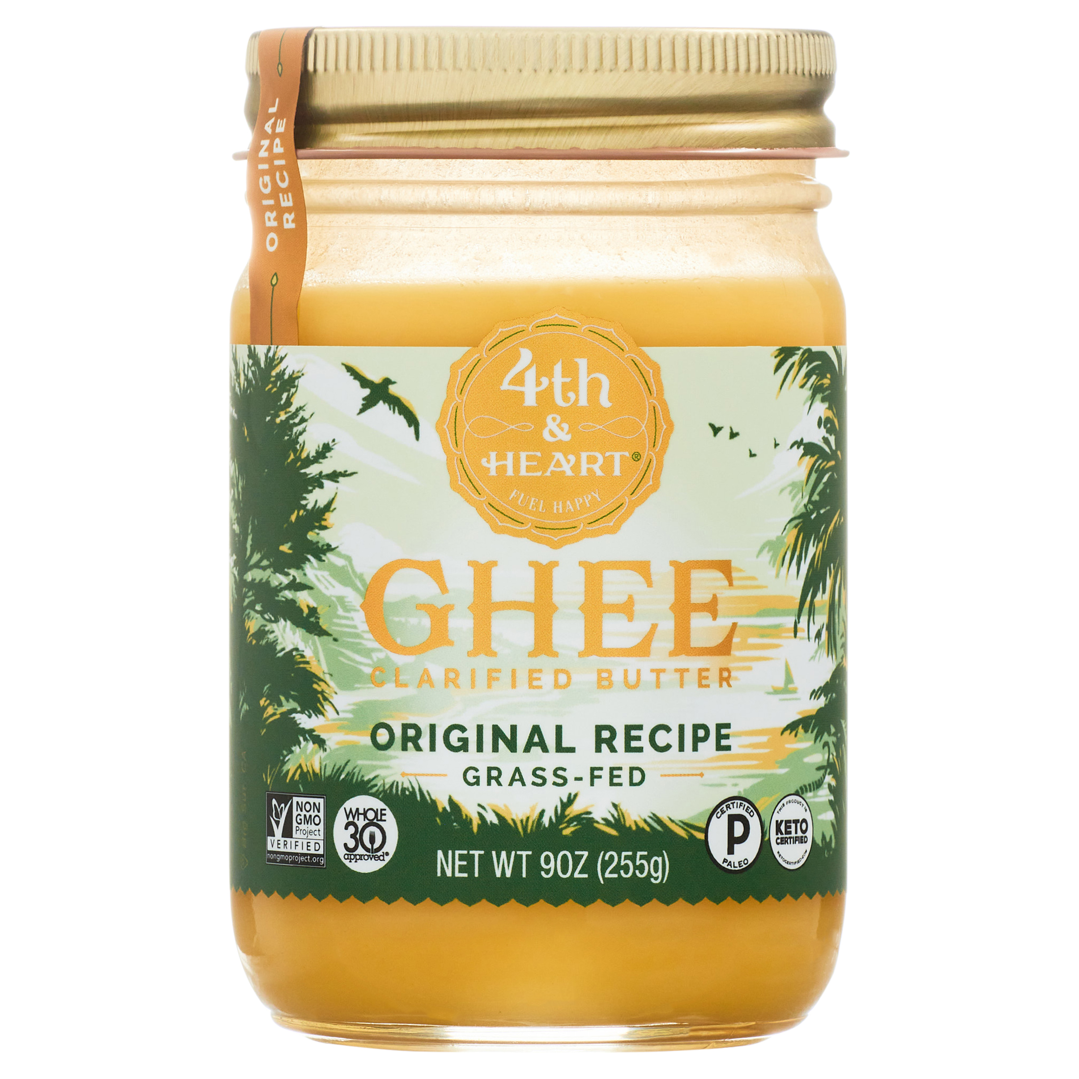 4th & Heart Clarified Butter Original Recipe Ghee 9 Oz