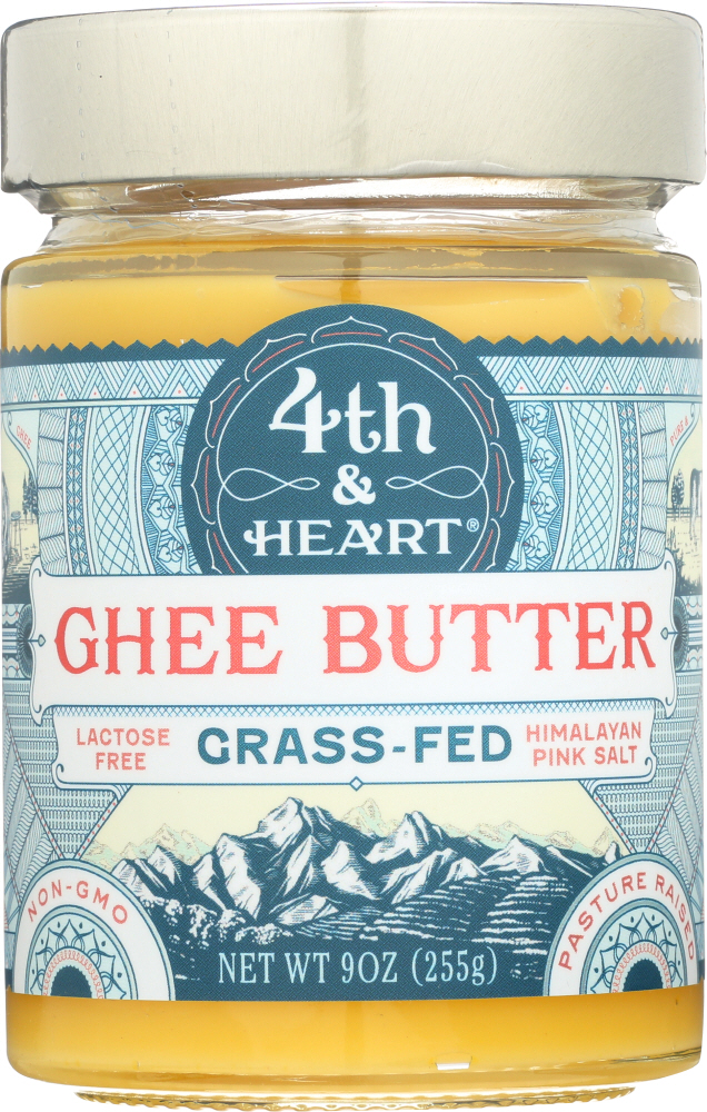 4th & Heart Grass-Fed Ghee Butter, Himalayan Pink Salt, 9 Ounce